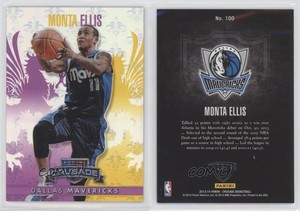 2013-14 Panini Crusade Crusade Purple /49 Monta Ellis #100