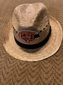 MENS/WOMENS Chicago Bears Straw Hat Officially Licensed New Era NFL - Picture 1 of 8