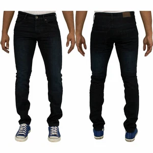 "Pantalones de mezclilla flexibles ajustados para hombre Enzo ajustados ajustados cintura 28""-42" - Imagen 1 de 17