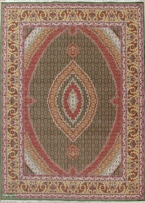 Geometric Bidjar Oriental Area Rug Medallion Traditional Green Carpet New - Image 1 of 4