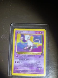 Pokémon TCG Mew Wizards Black Star Promos 8 Regular Promo 1st Edition Promo - Picture 1 of 2