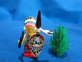 LEGO Western Indian Big Chief Rattlesnake Minifigure ww017 6709 6746 6763 6766