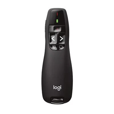 Logitech Wireless Presenter R400 with Red Laser Pointer and USB Receiver - Image 1 of 4