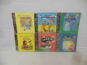 Lot B von sechs LITTLE LITTLE GOLDEN BOOK Miniaturen. Titel siehe Beschreibung - Bild 1 von 2