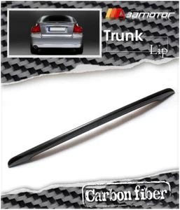 Carbon Fiber Rear Trunk Spoiler Wing fits 2010-14 Volvo S60 Sedan - Picture 1 of 2