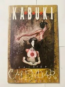 Kabuki SIGNED Painted Calendar #1 (1995) David Mack! Vintage, Art ⭐️ - Picture 1 of 7