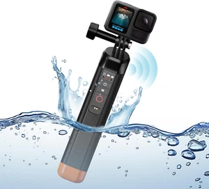 Floating Selfie Stick Hand Grip Bluetooth Remote Control Underwater Handle Gopro - Picture 1 of 1