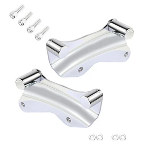 Chrome 4 Point Docking Hardware Kit With Cover For Harley 14-23 FLHX FLTR - Picture 1 of 8