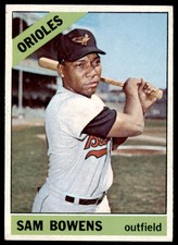 1966 Topps Sam Bowens EX Baltimore Orioles #412