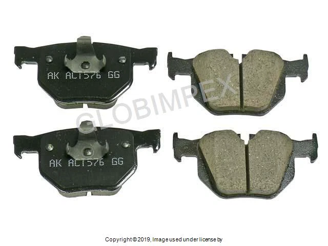 BMW X5 X6 (2014-2019) Brake Pad Set REAR AKEBONO EURO + 1 YEAR WARRANTY Foto 1 de 1