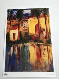 Kubanische Gemälde Sammlung.Vergriffen.1946 Victor Manuel Art.Paisaje.Dekoration - Bild 1 von 3