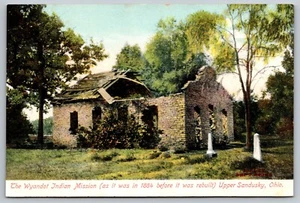 Postcard Wyandot Indian Mission Upper Sandusky O. *8650 - Picture 1 of 2