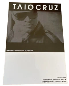 🟢 Taio Cruz - seltene Werbekarte - Bild 1 von 2
