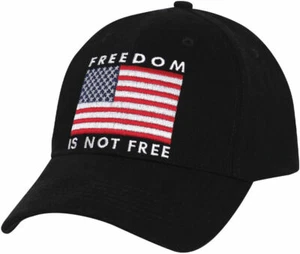 Gorra de béisbol FLAG DAY ""Freedom Is Not Free"" bandera de EE. UU. gorra de pelota Rothco 3938 - Imagen 1 de 3