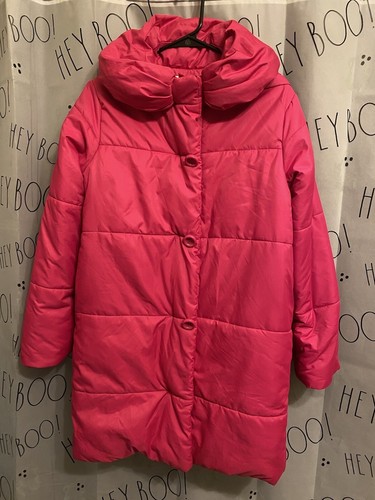 Giacca con cappuccio rosa caldo rosa caldo Kate Spade New York taglia XL 14Y