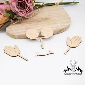 Caketopper Gesicht – Handgefertigter Kuchenaufsatz für Geburtstage & Partys - Bild 1 von 1