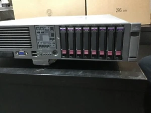 HP ProLiant DL380 G5 Server 8 dysków twardych – HP 146GB - Zdjęcie 1 z 4