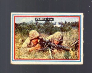 1953 Fighting Marines Card # 17 - TOPPS - Careful Aim - Picture 1 of 2