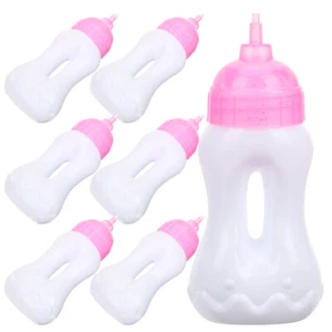 10 Pcs Doll Juice Bottle Feeding Bottles Fake Toys Shareable Room Accessories - Picture 1 of 10