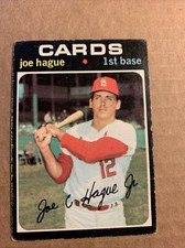 #96 Joe Hague St. Louis Cardinals￼    1971 Topps Cb26