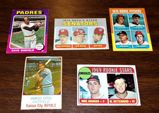 Vintage Baseball Card Lot 1975 Dave Winfield Vern Ruhle 1969 Orioles Rookies