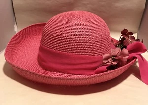 Street Smart by BETMAR Mütze gewebt rosa mit Blumen - Bild 1 von 5