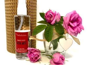 Organic rosewater, purifying facial mist, hydrating, handmade refreshing toner - Picture 1 of 4