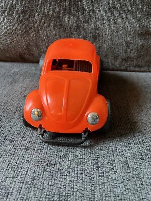 De colección Hecho en Brasil Estrela VW 'Bug' Volkswagen Naranja Plástico Escarabajo Foto 1 de 4