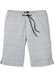 Neu Chino-Hose mit Karomuster Gr. 52 Hellgrau/Weiß Kariert Herren Chino-Bermuda - Bild 1 von 1