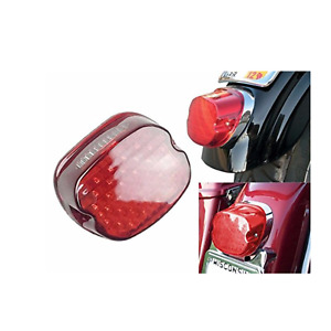 LED RED Tail Brake Light Low Profile Harley Dyna Road King glide Electra XL 883