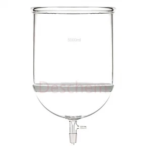 5000ml Lab Glass Buchner Funnel 5L Core Sand Filter With 10mm Vacuum Adapter - Picture 1 of 7