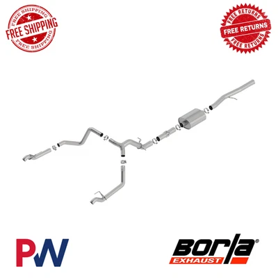 Escape trasero Borla ATAK Cat para Chevy Silverado 1500 2019-2023/GMC Sierra 1500 Foto 1 de 2