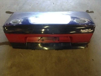 Trunk Deck Lid Fits 96 97 98 99 Saturn S-Series Sedan Spoiler Ready Blue Foto 1 de 4