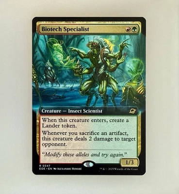Magic the Gathering: Biotech Specialist (Extended Art) Edge of Eternities Reg NM - Image 1 of 2