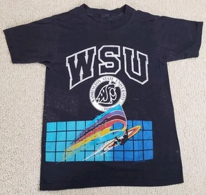 Vtg 1983 University Of Washington Windsurfing 80s T-Shirt (CHECK MEASURES) - Picture 1 of 14