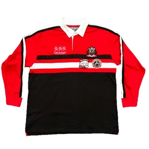 Vintage Ecko Unltd Unlimited Rugby Poloshirt Herren XXL Totenkopf Y2K bestickt - Bild 1 von 18