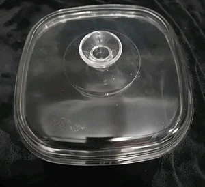 Pyrex Corning Klarglasdeckel quadratisch 32 A-12-C 39 H 9,5" x 1,5" tief - Bild 1 von 7