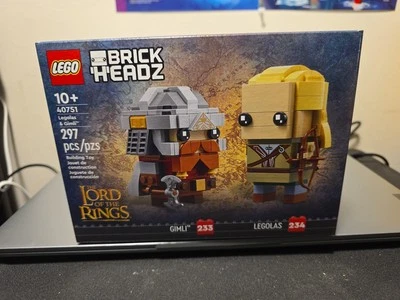 LEGO 40751 Lord of the Rings Legolas & Gimli Brickheadz - Image 1 of 2