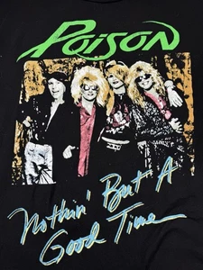 Poison T-Shirt Black Size XL - Picture 1 of 3