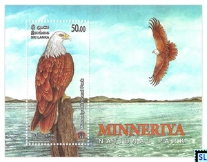 Sri Lanka Stamps 2025, Minneriya National Park, Eagle, Birds, MS, 1 of 10v - Picture 1 of 1