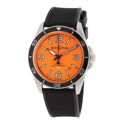 Bell and Ross BR V2-92 Automatic Orange Dial Men's Watch BR V2-92 OSTSRB - Image 1 of 3