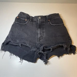 Pantalón Corto Abercrombie & Fitch The Cut-Off 25/0 High Rise Distressed Grunge Verano - Imagen 1 de 4