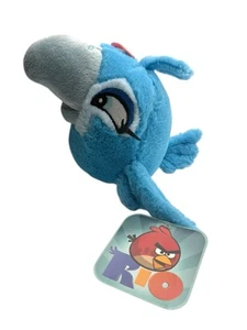 ANGRY BIRDS 5" Rio Jewel Macaw Blue Bird Plush Toy No Sound Stuffed Animal Girl - Picture 1 of 11