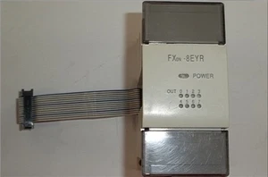 Used 1Pcs Mitsubishi Plc Extension FX0N-8EYR Plc Module op - Picture 1 of 2