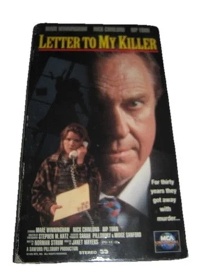 Letter To My Killer For 30 Years Thought They Got Away With Murder VHS 1995-96 - Image 1 of 3