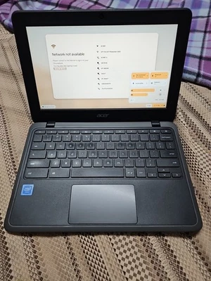 ACER C732 4GB RAM 32GB INTEL CELERON  CHROMEBOOK LAPTOP HAS SOME FAULTS WORKING - Image 1 of 4