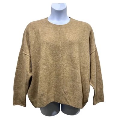 Suéter Vince Camuto Mujer Talla XXL Cuello Redondo Pullover Calce Suelto Latte Brezo Foto 1 de 4