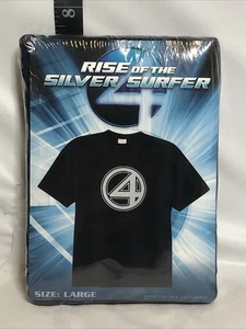 NEW Rise Of The Silver Surfer 2007 Promo T-Shirt Size Large Marvel Fantastic 4 - Picture 1 of 6