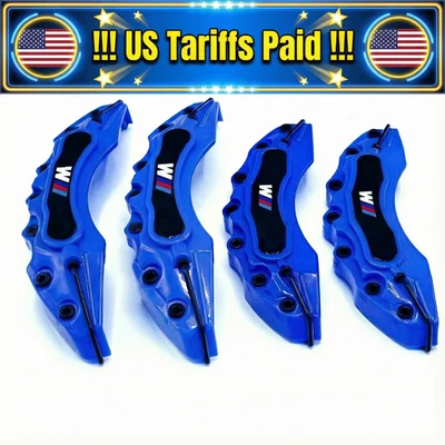 Brake Caliper Cover for BMW X1 X2 X3 X4 X5 X6 M3 M4 M2 M1 F30 F10 F20 E30 E36SET - Image 1 of 4