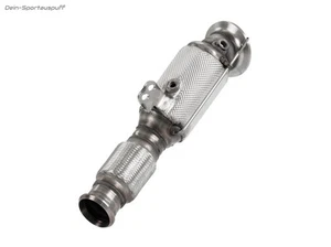 HJS Edelstahl Ø80mm Frontpipe mit Kat BMW 4er G22 G23 G26 M440i - Bild 1 von 7